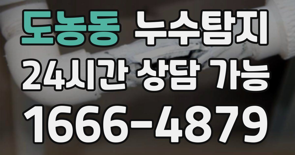 도농동 누수