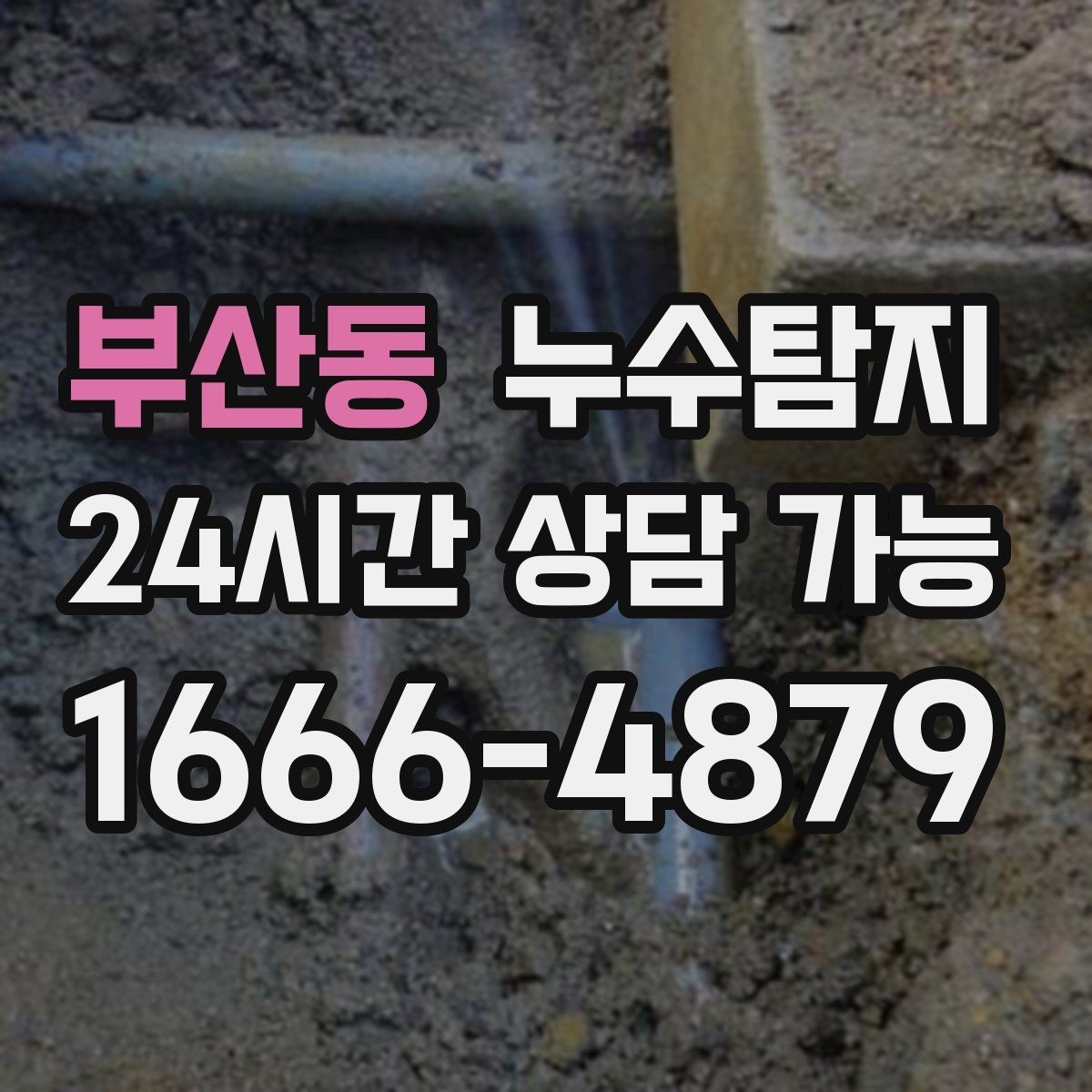 부산동 누수탐지 사소한 증상이 알려준 큰 위험