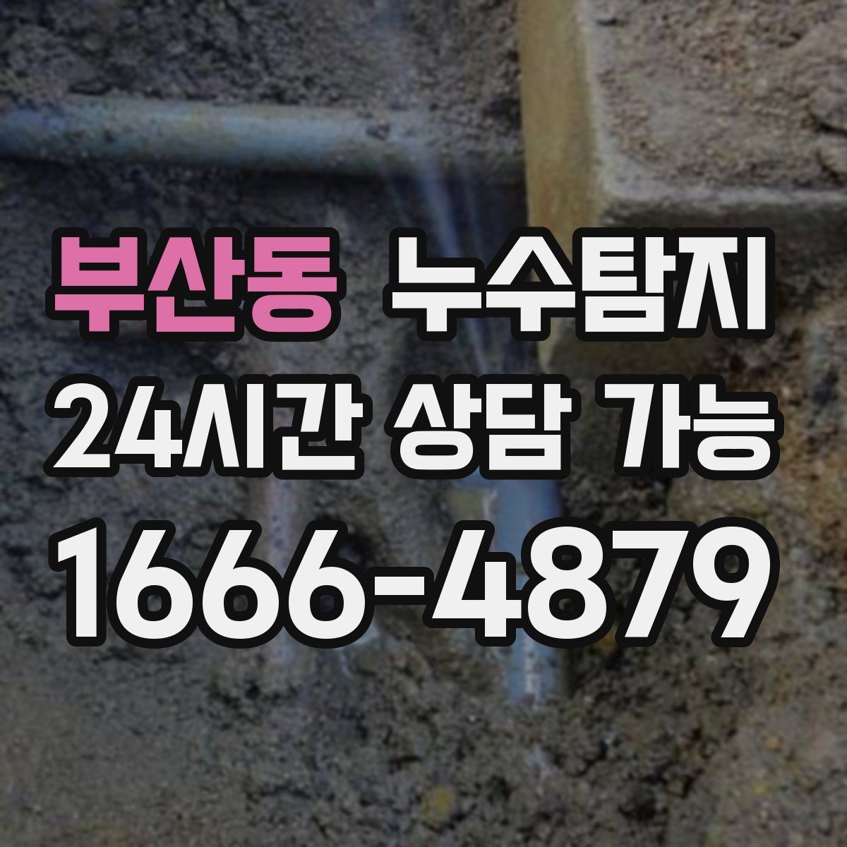 부산동 누수탐지