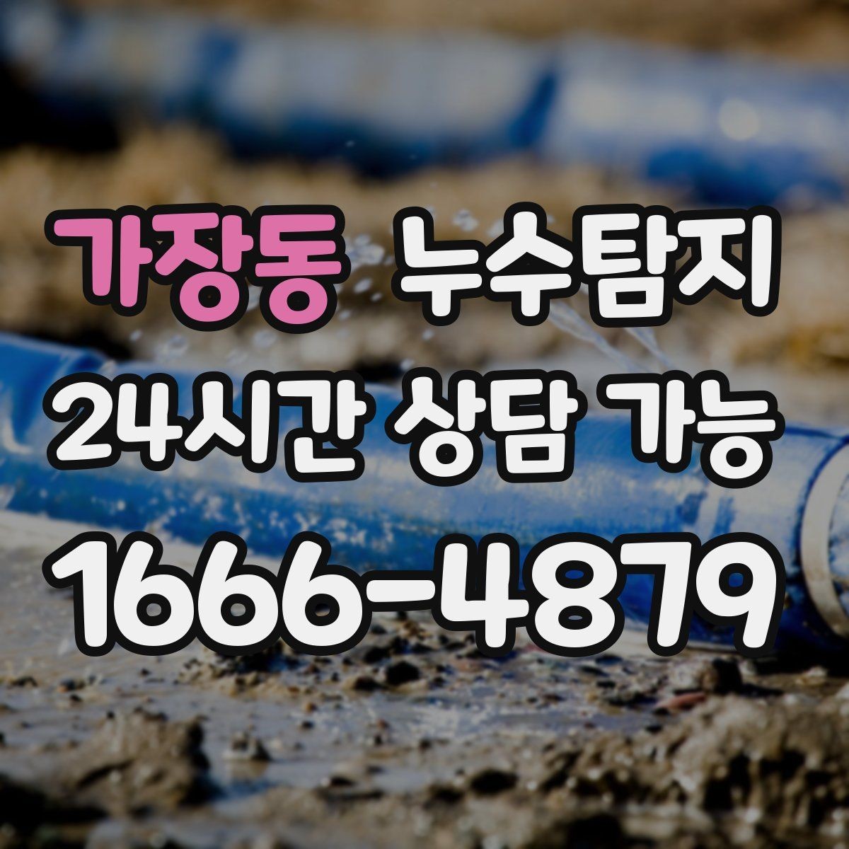 가장동 누수탐지 예약 즉시 방문 가능 지역