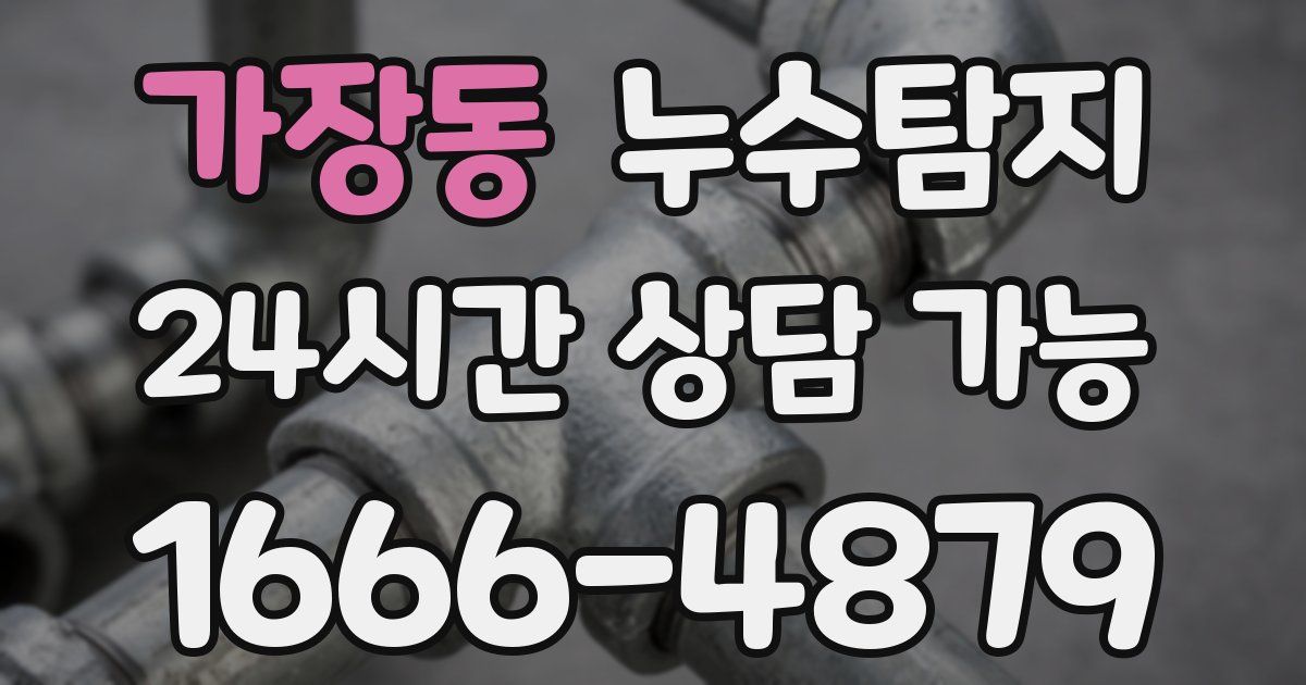 가장동 누수