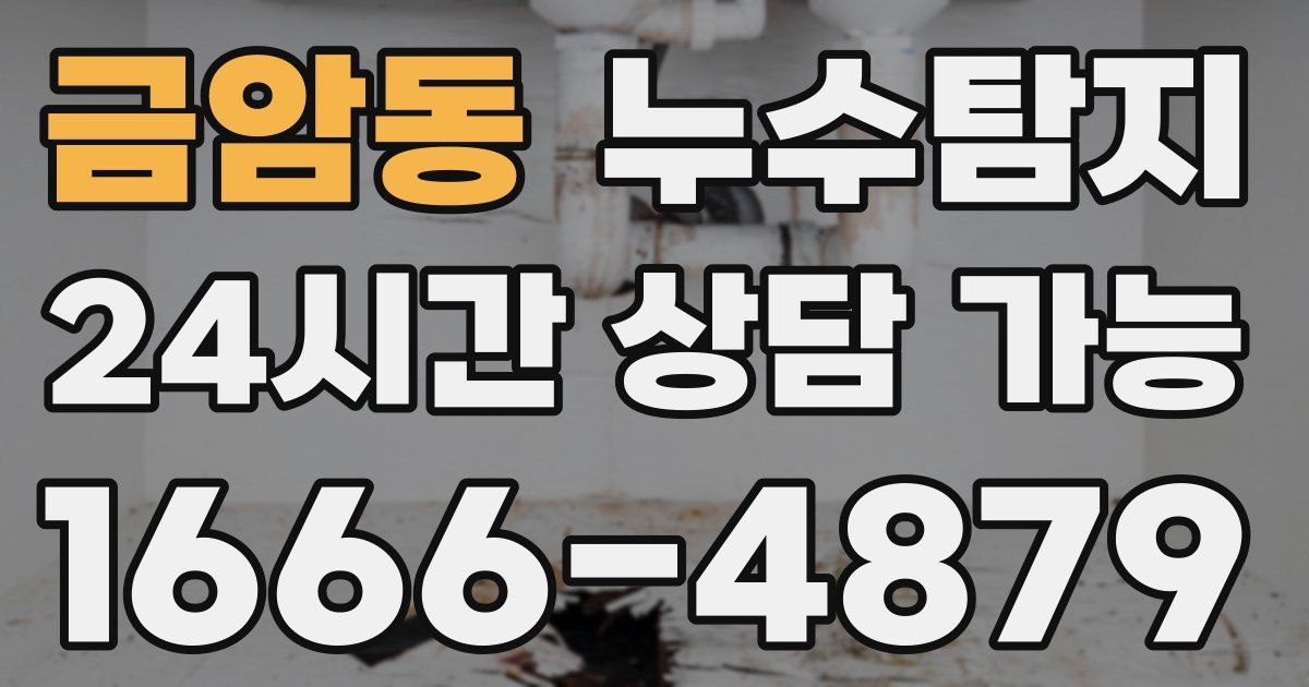 금암동 누수