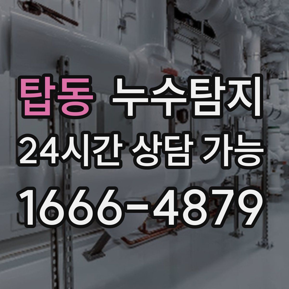 탑동 누수탐지