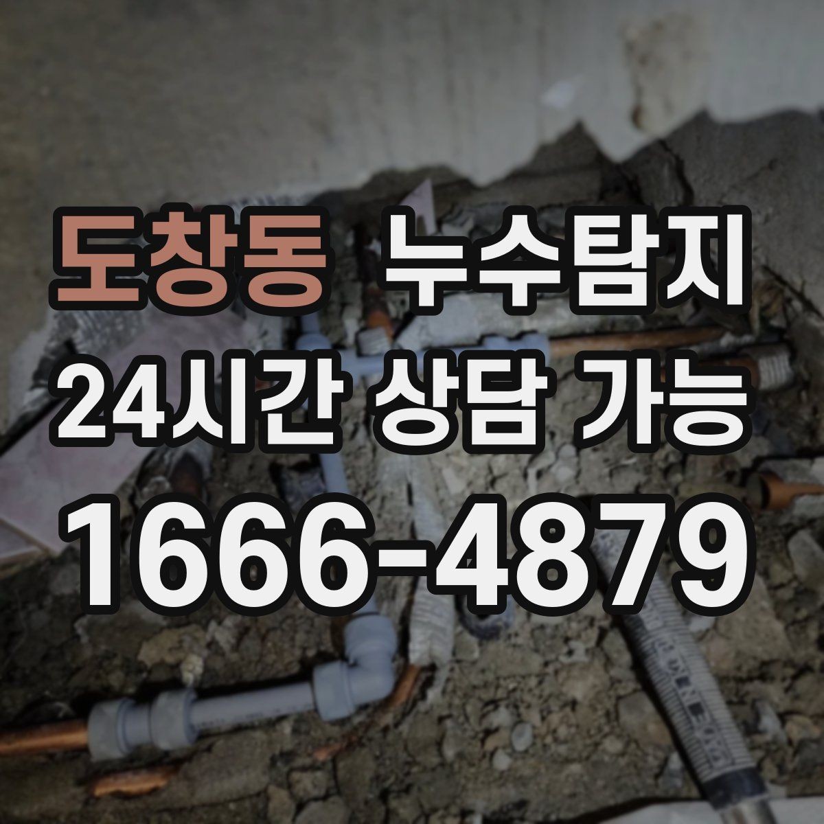 도창동 누수탐지 관리사무소와 협의한 과정 기록