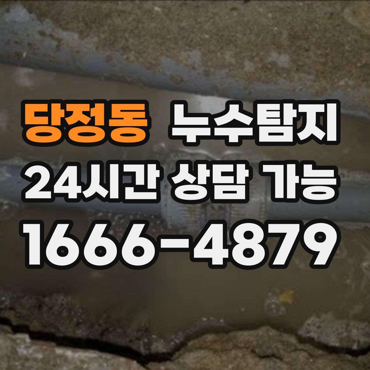 당정동 누수탐지