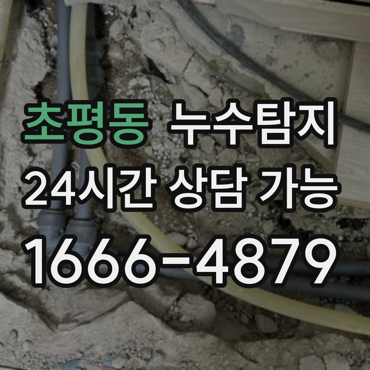 초평동 누수탐지