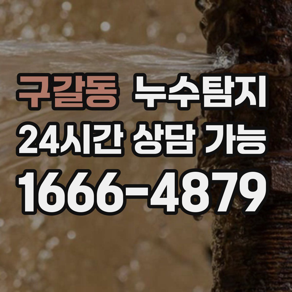 구갈동 누수탐지