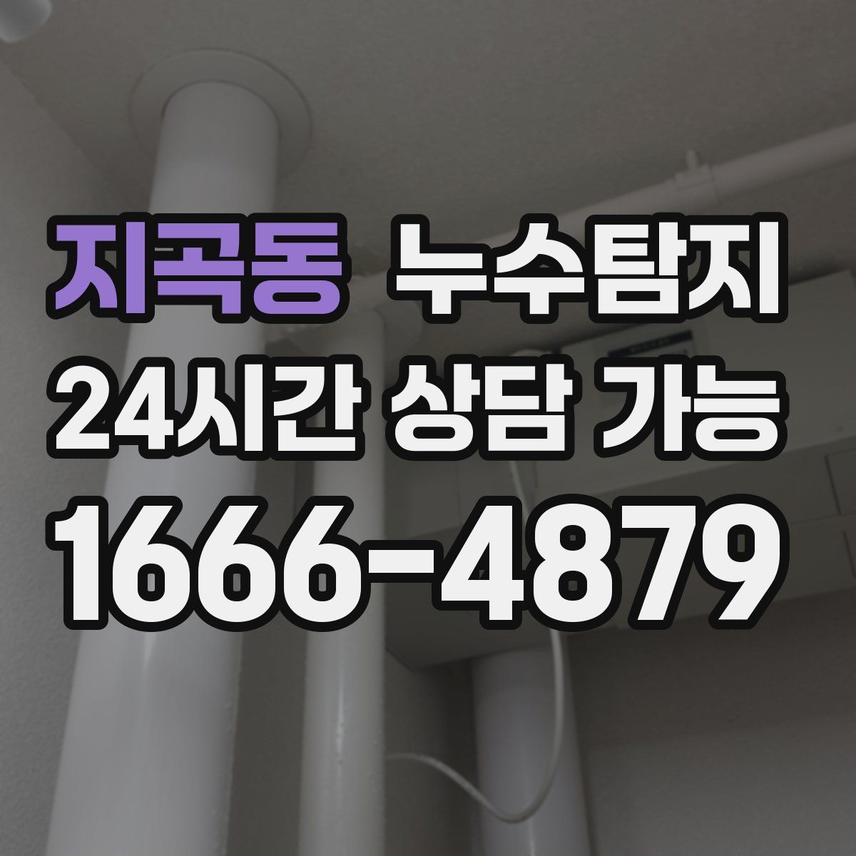 지곡동 누수탐지