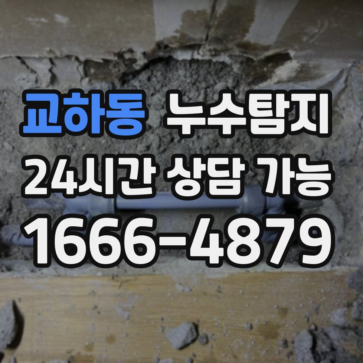 교하동 누수탐지