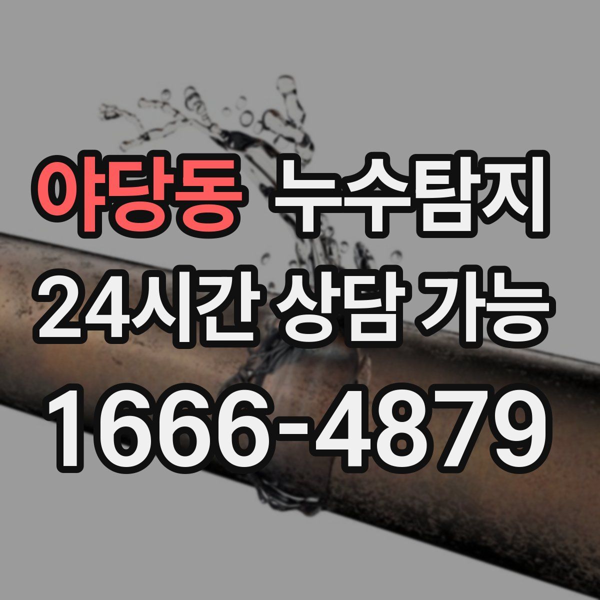 야당동 누수탐지