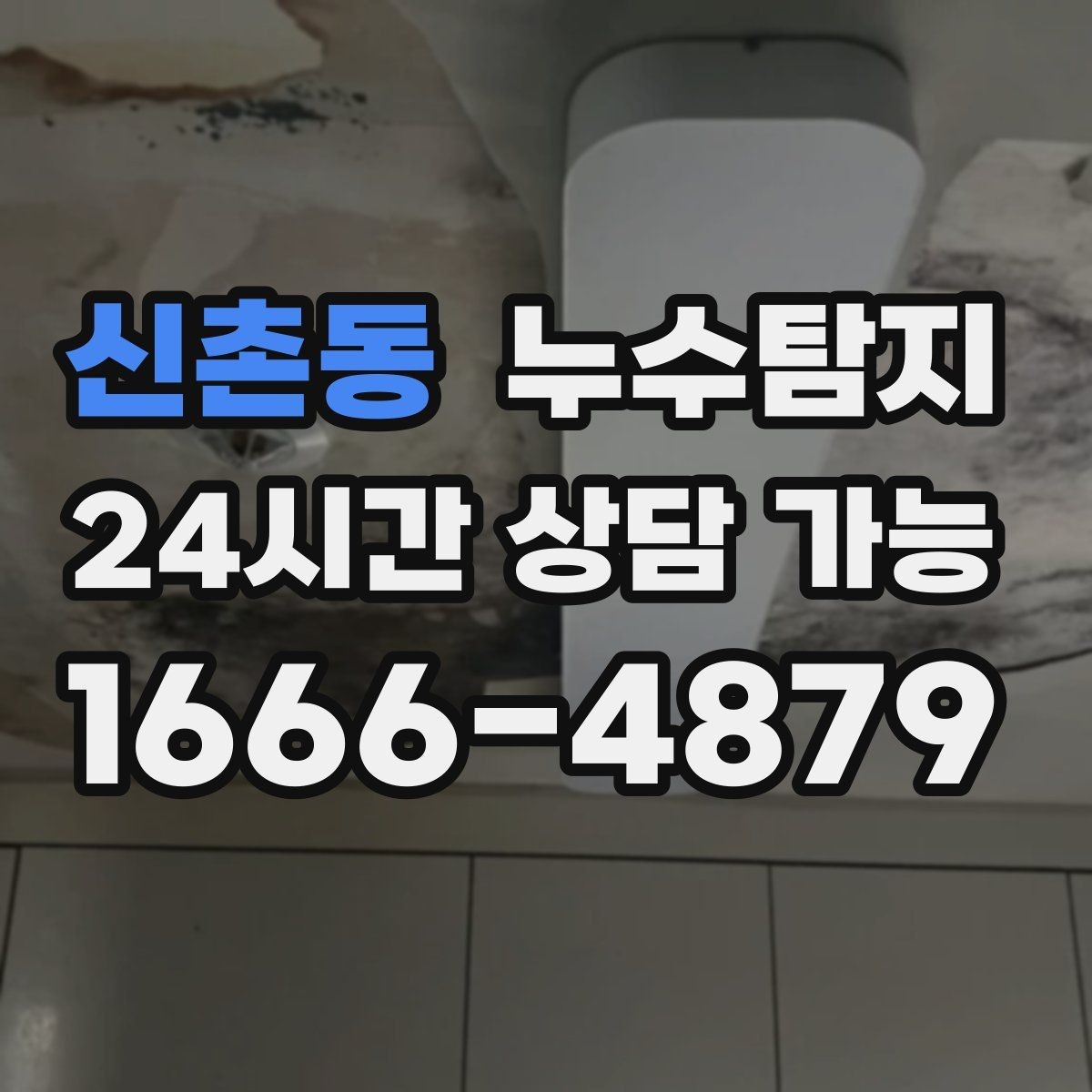 신촌동 누수탐지 타일 틈새 점검으로 찾은 누수