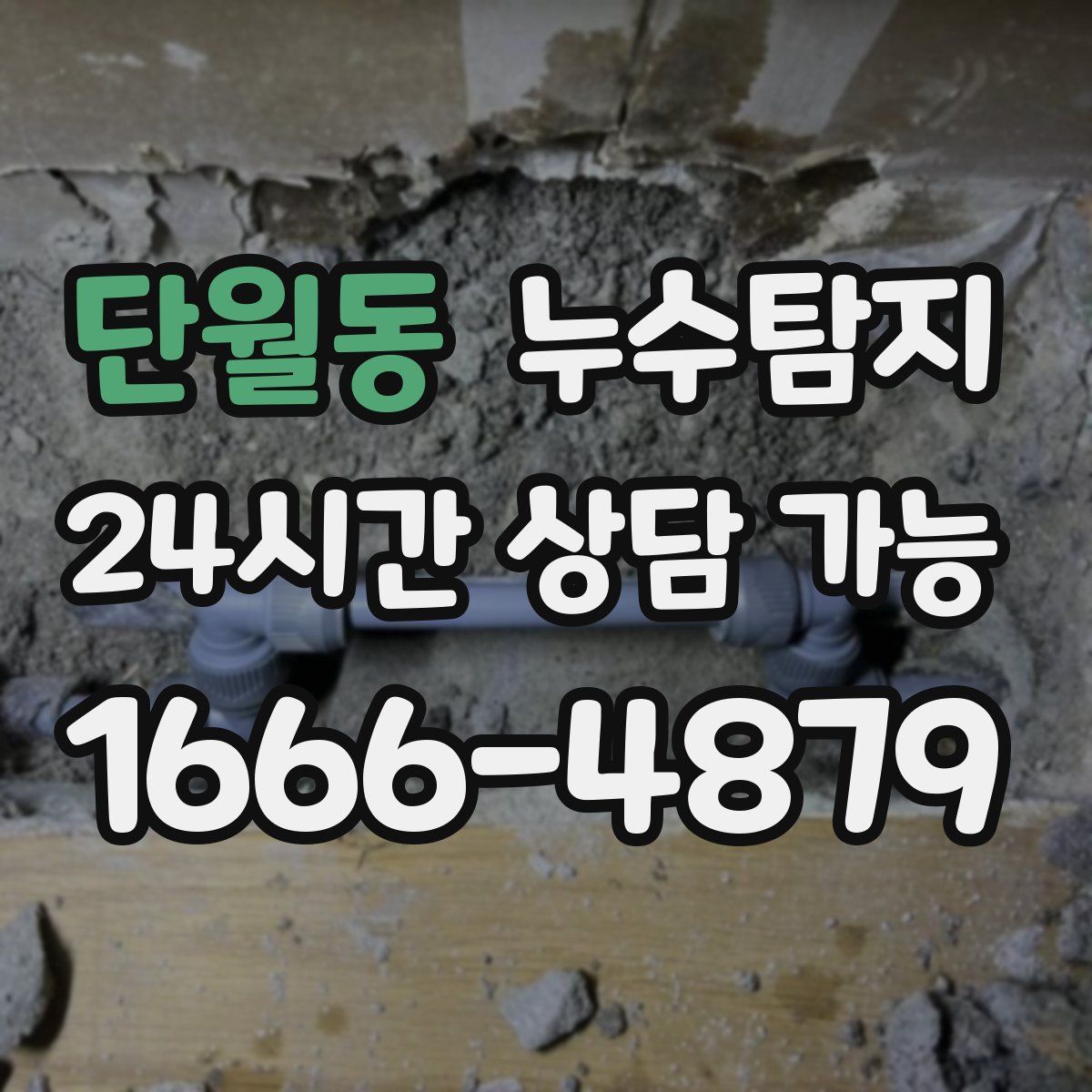 단월동 누수탐지