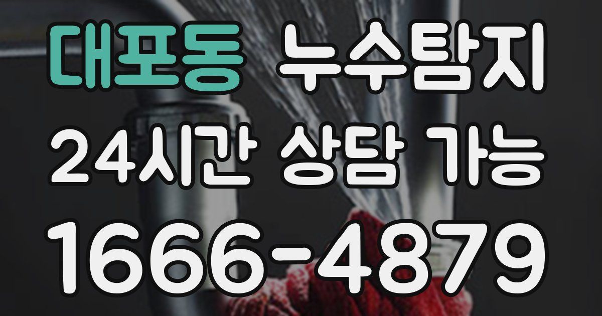 대포동 누수