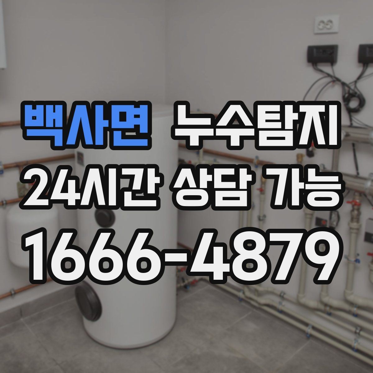 백사면 누수탐지 사진과 영상 데이터로 믿는 진단