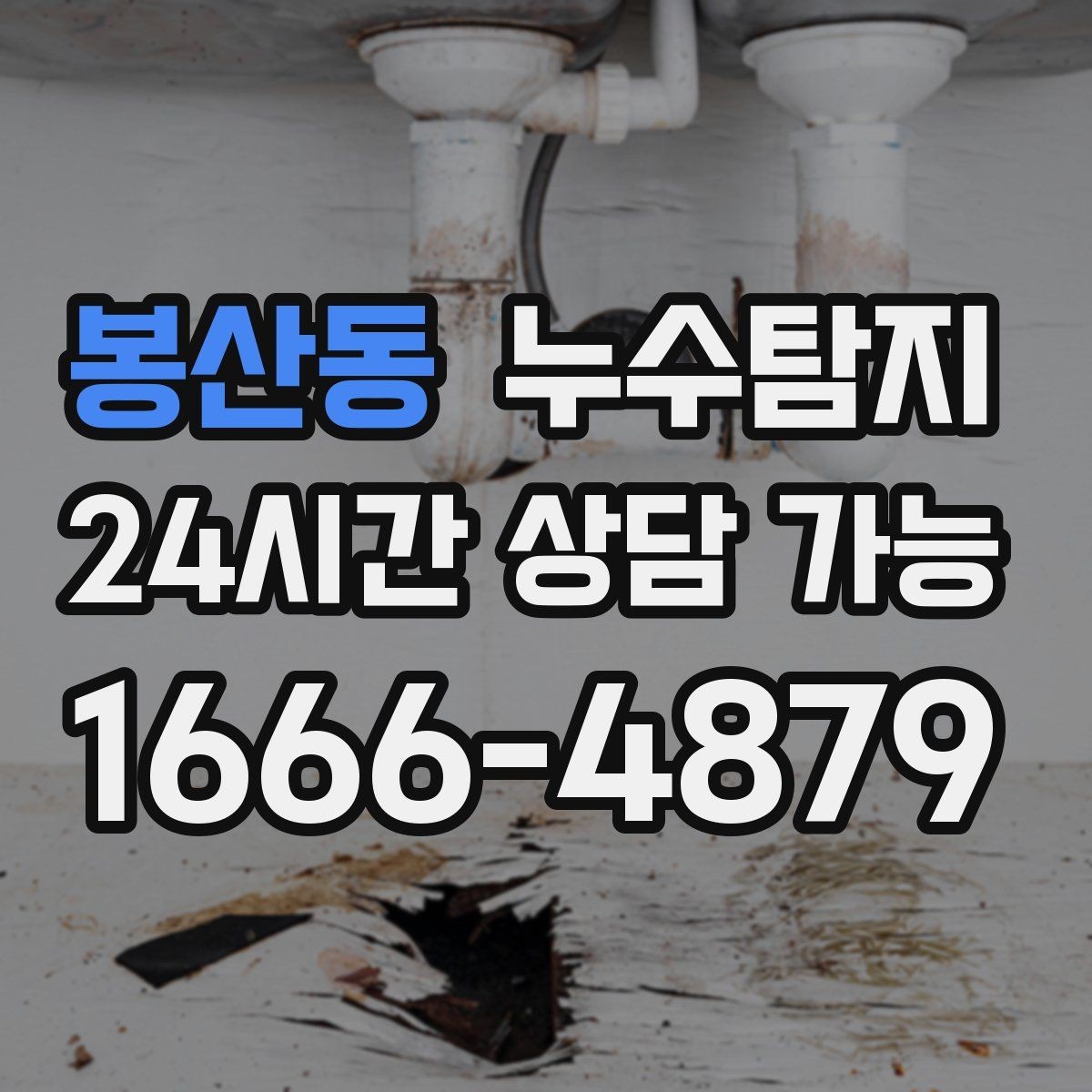 봉산동 누수탐지 배관 내시경 점검 제공