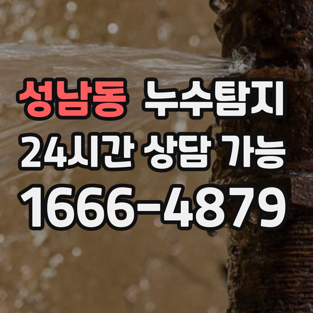 성남동 누수탐지