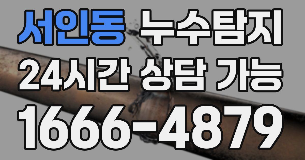 서인동 누수