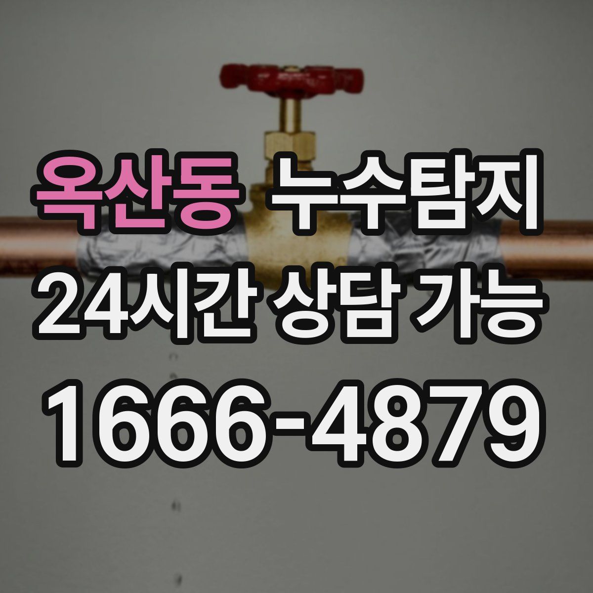 옥산동 누수탐지