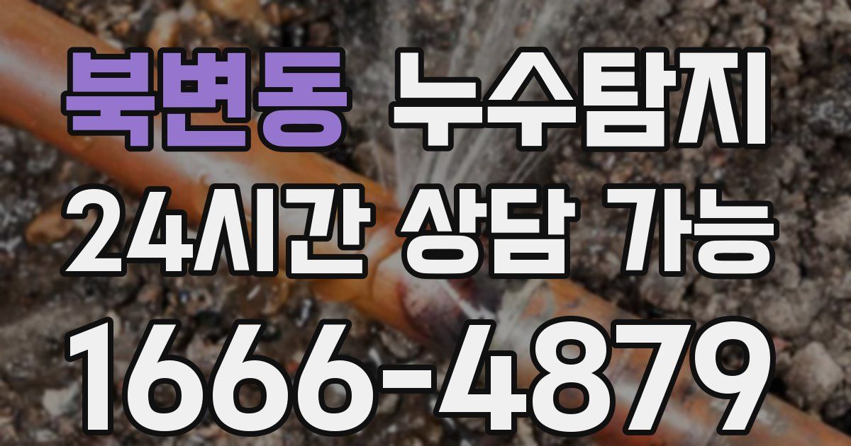 북변동 누수