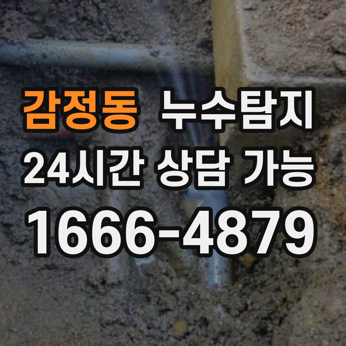 감정동 누수탐지