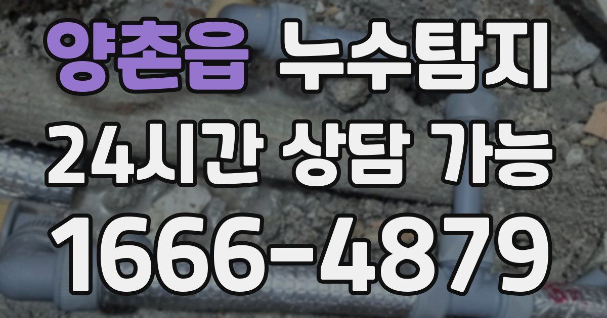 양촌읍 누수