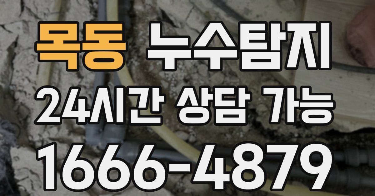 목동 누수