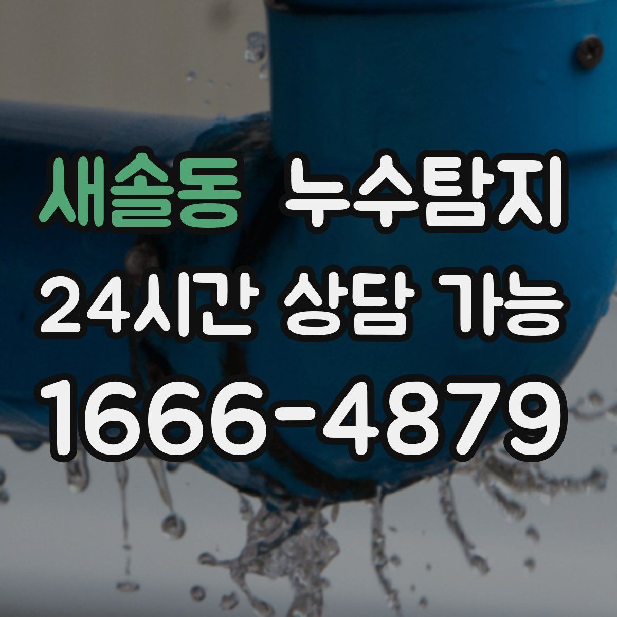 새솔동 누수탐지