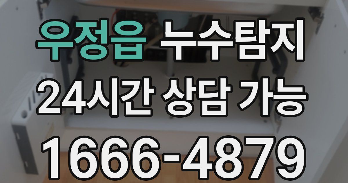 우정읍 누수
