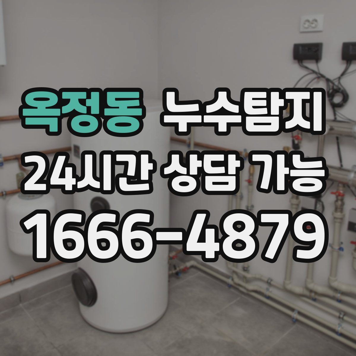 옥정동 누수탐지