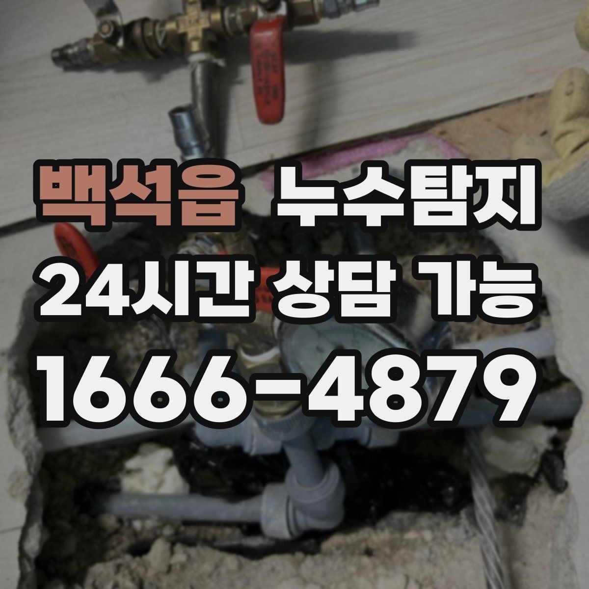 백석읍 누수탐지 지하층 물고임 탈출기