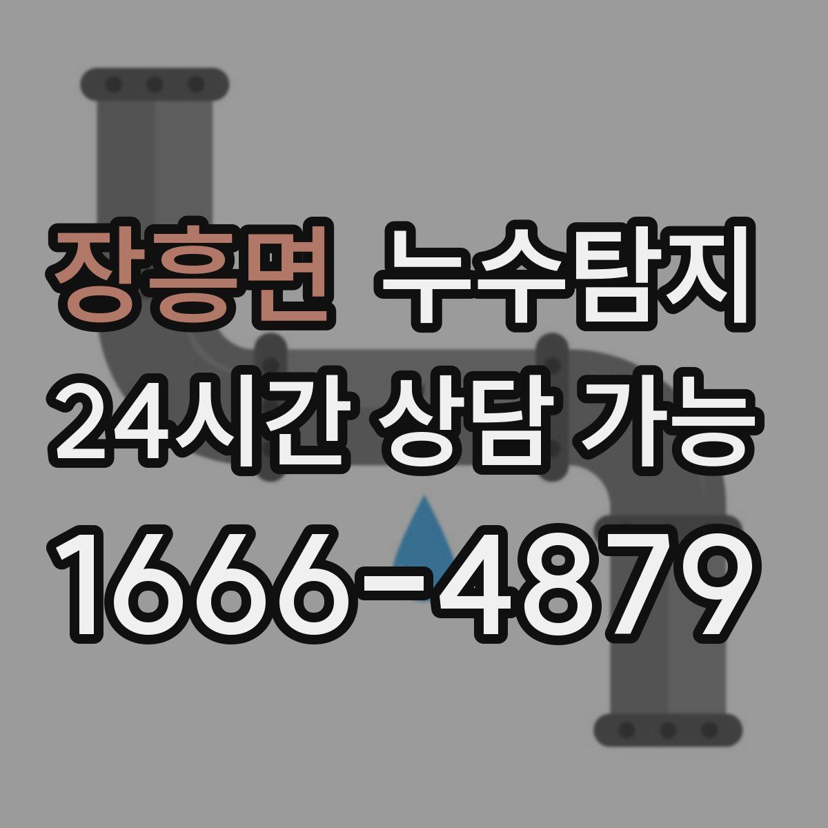 장흥면 누수탐지