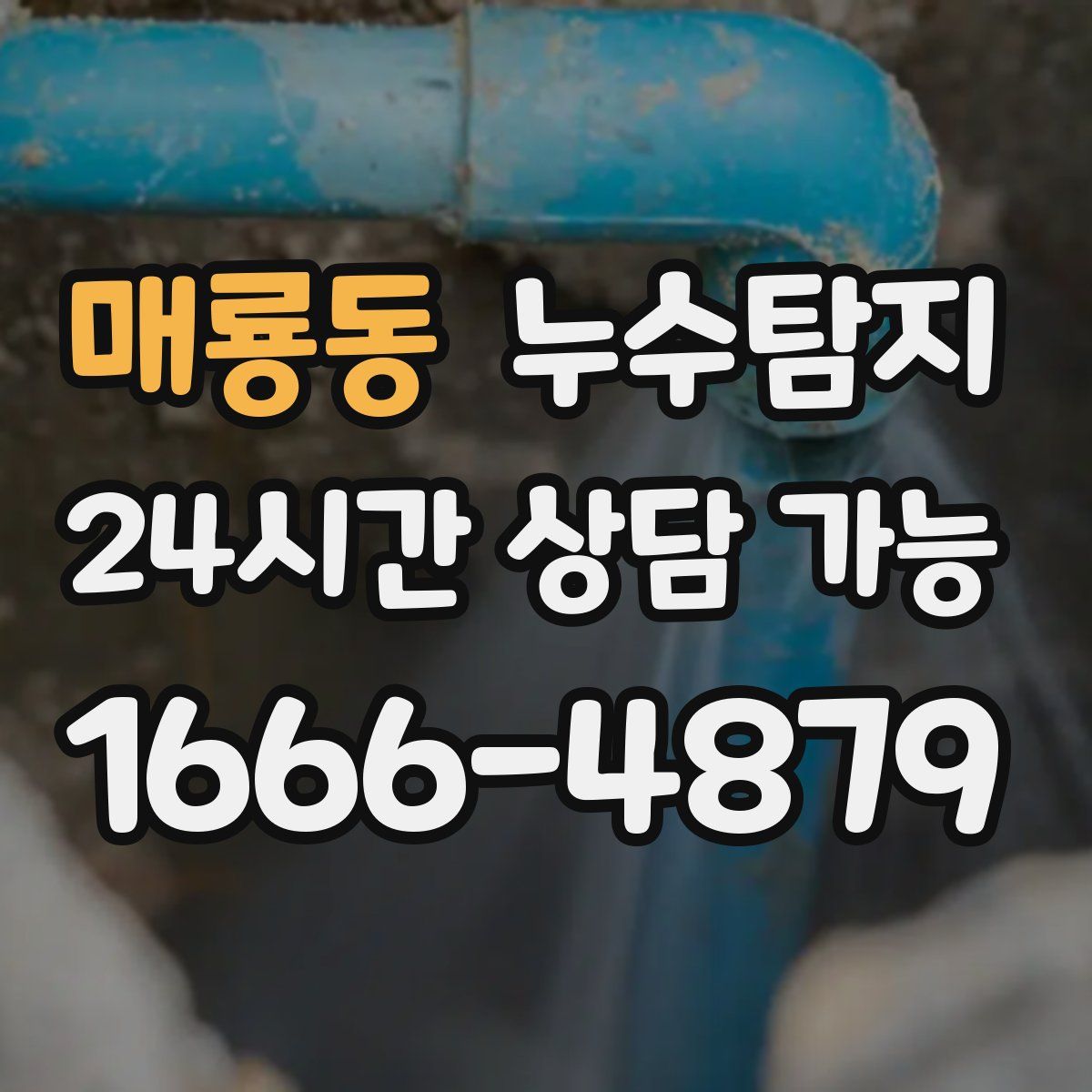 매룡동 누수탐지