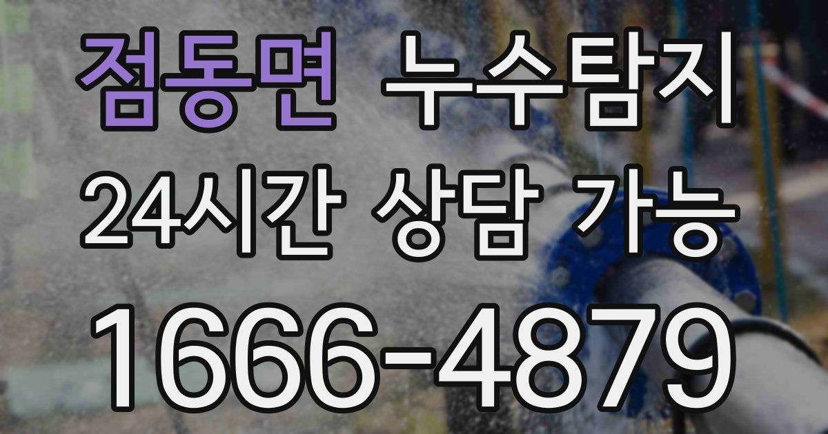 점동면 누수