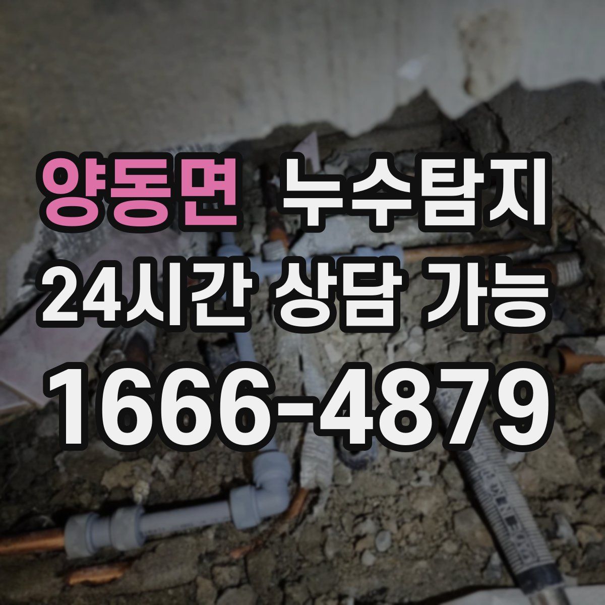 양동면 누수탐지