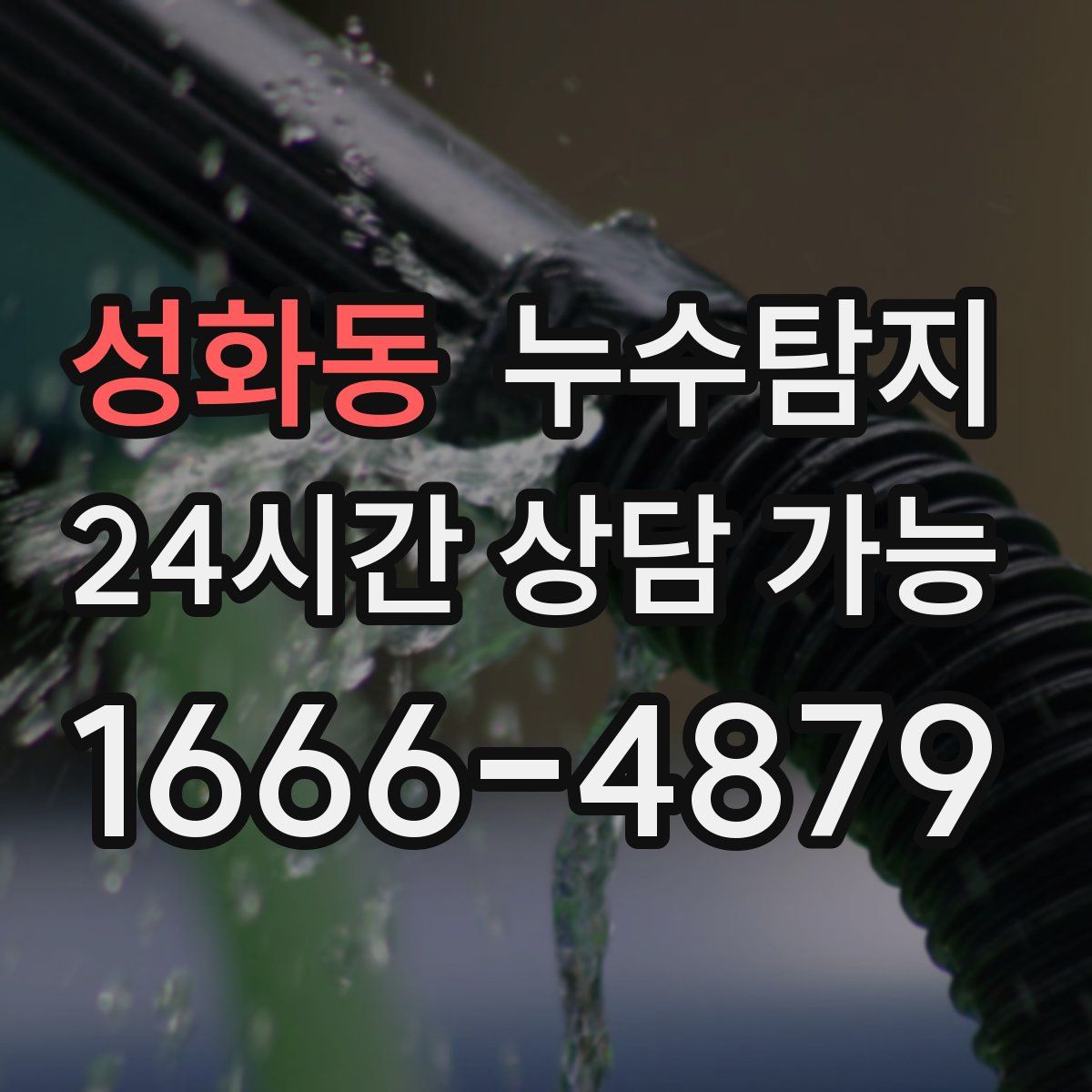 성화동 누수탐지