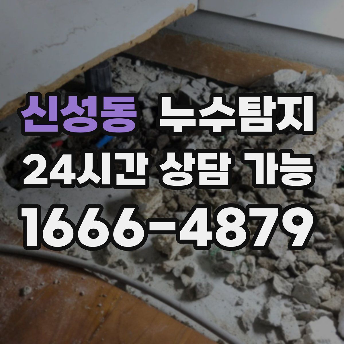 신성동 누수탐지