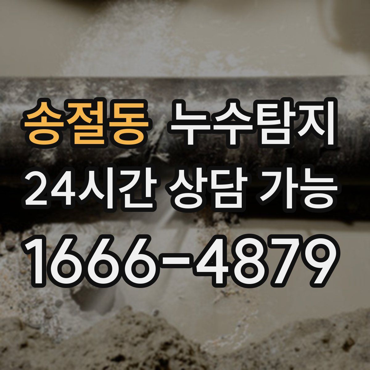 송절동 누수탐지