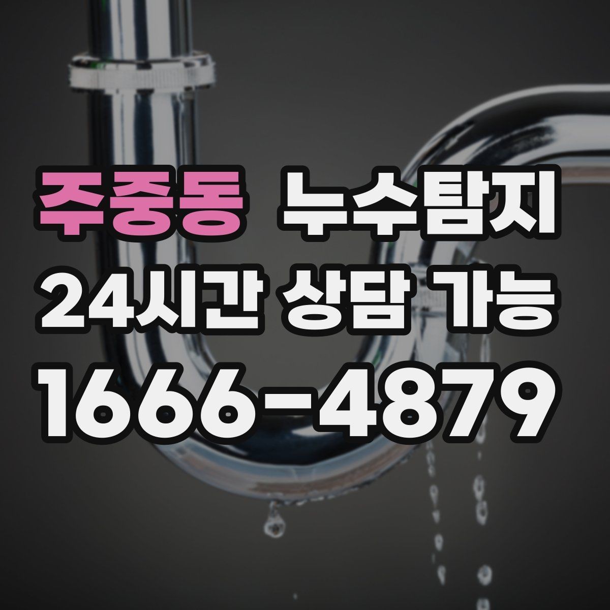 주중동 누수탐지 이웃과 원만히 해결한 사례