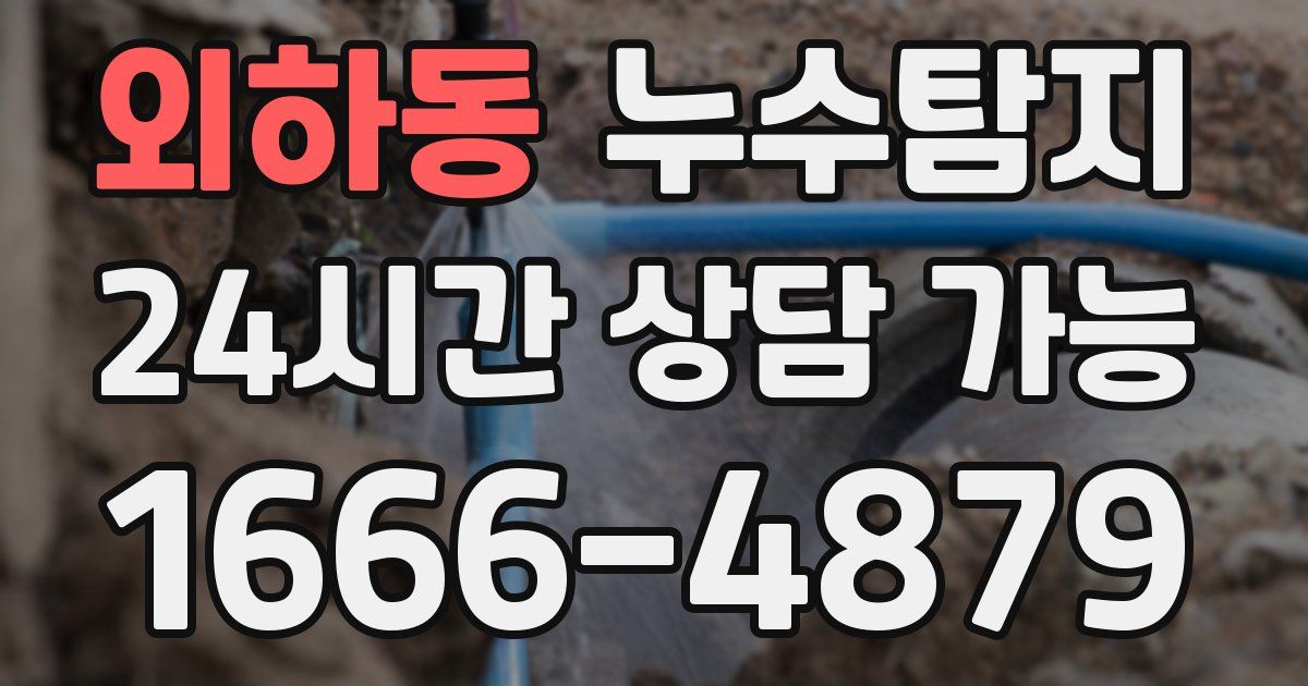외하동 누수