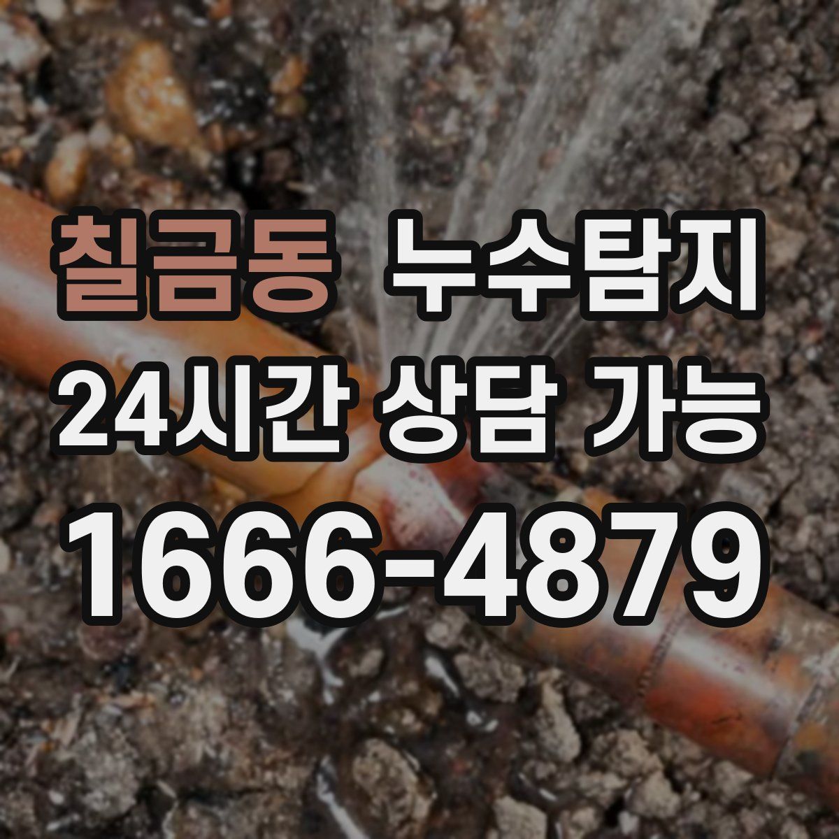 칠금동 누수탐지