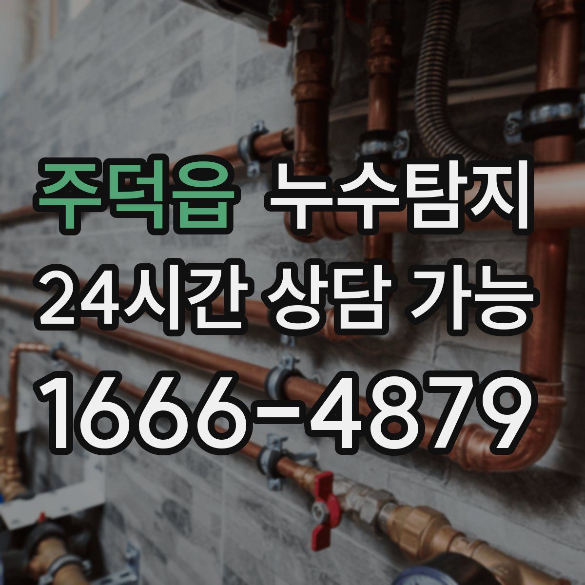 주덕읍 누수탐지