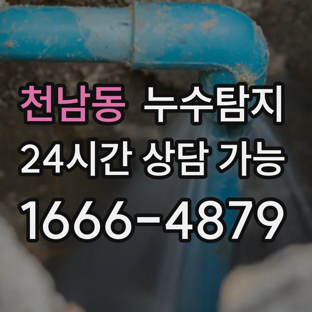 천남동 누수탐지