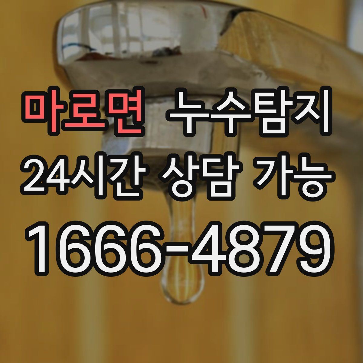 마로면 누수탐지 관리사무소와 협의한 과정 기록