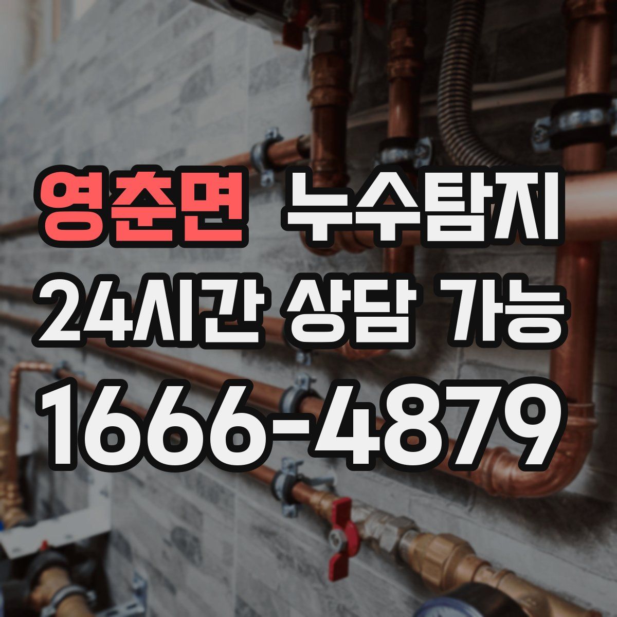 영춘면 누수탐지