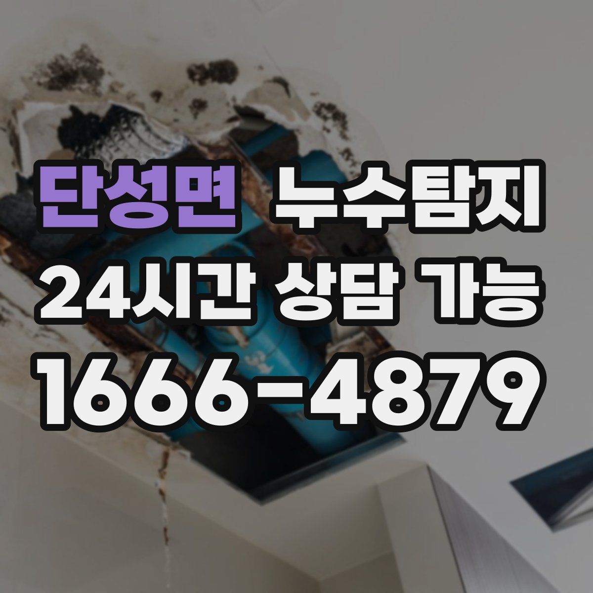 단성면 누수탐지