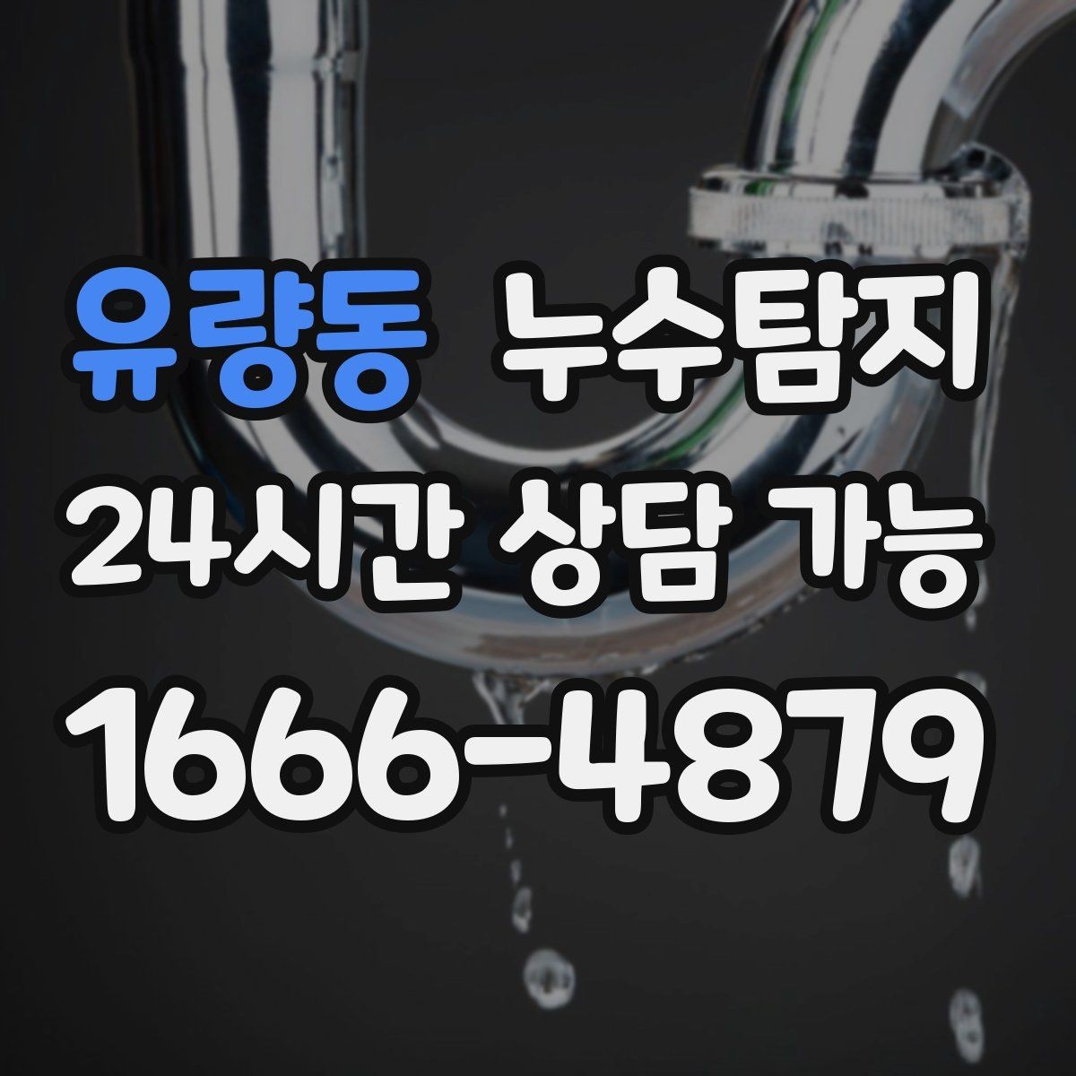 유량동 누수탐지 이웃과 원만히 해결한 사례