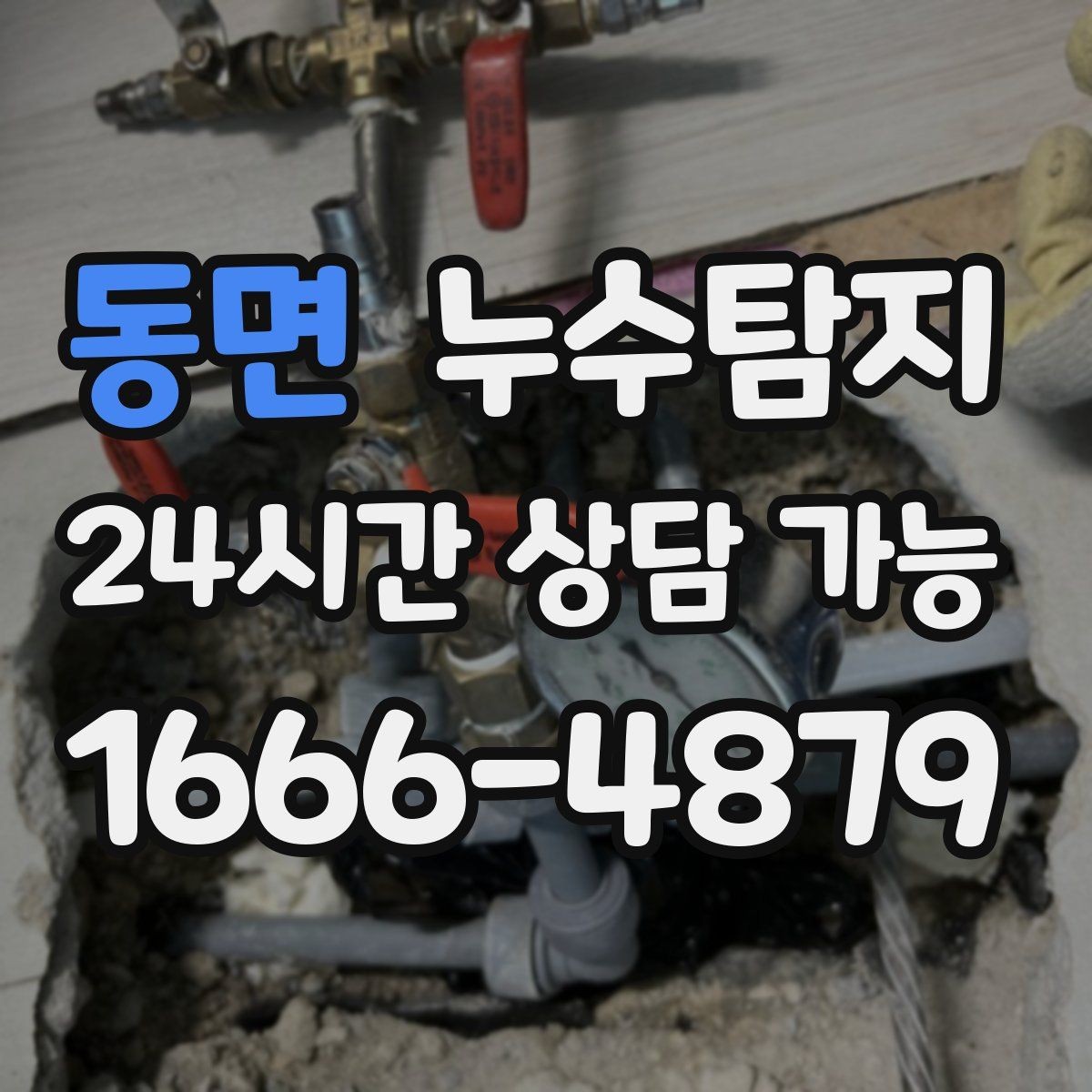동면 누수탐지 빠른 방문으로 막은 2차 피해