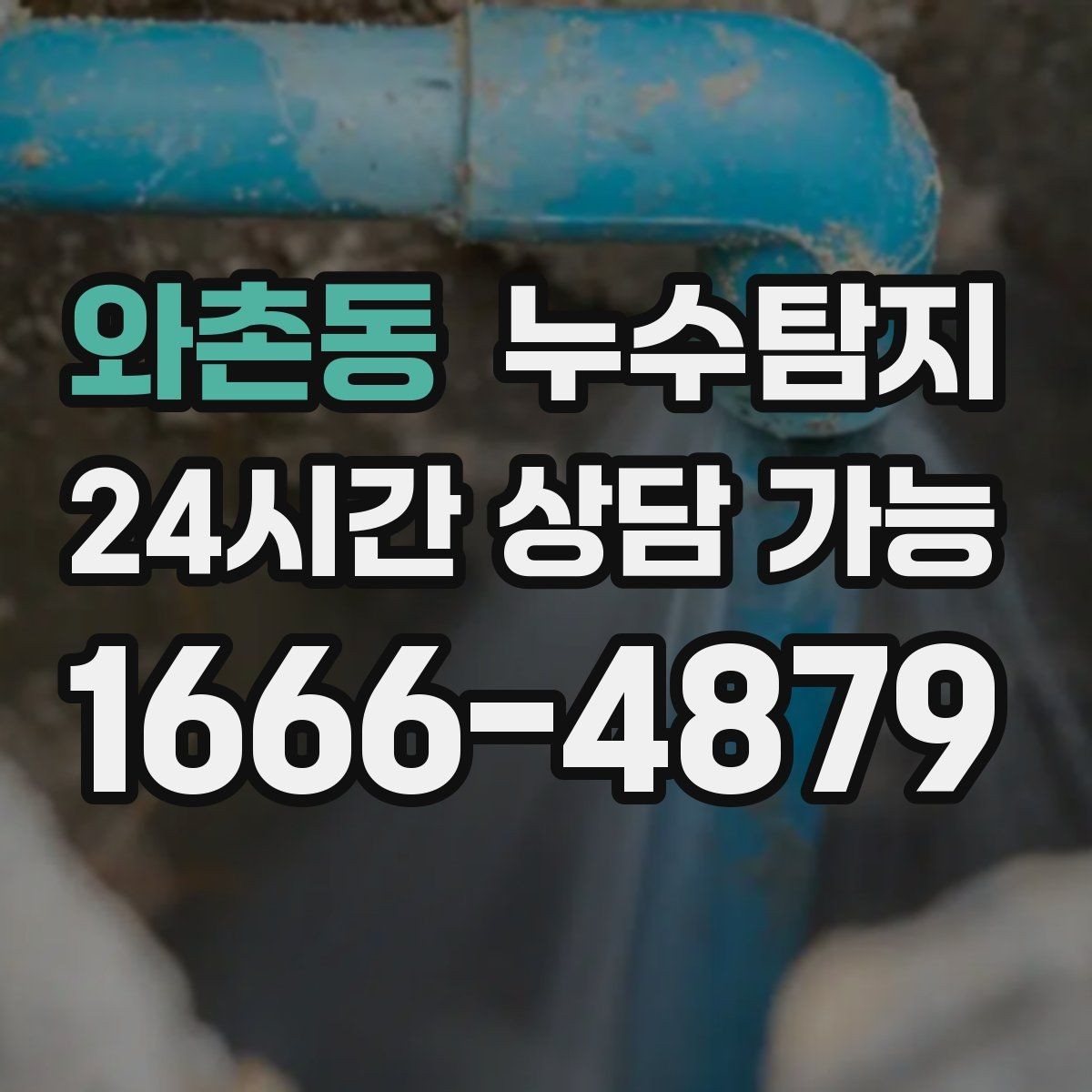 와촌동 누수탐지 빠른 방문으로 막은 2차 피해