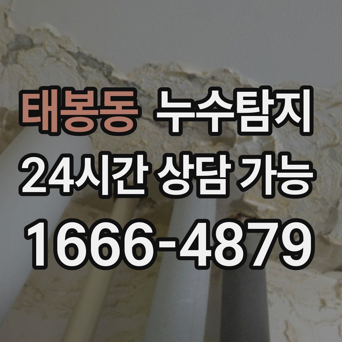태봉동 누수탐지