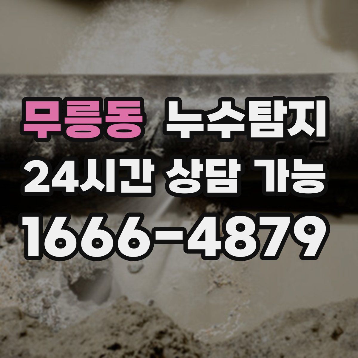 무릉동 누수탐지